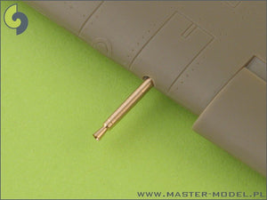 Master AM-32-005 Bf 109 E3 - E9, T armament set (MG 17 tips, MG FF barrels) 1/32 – immagine 4