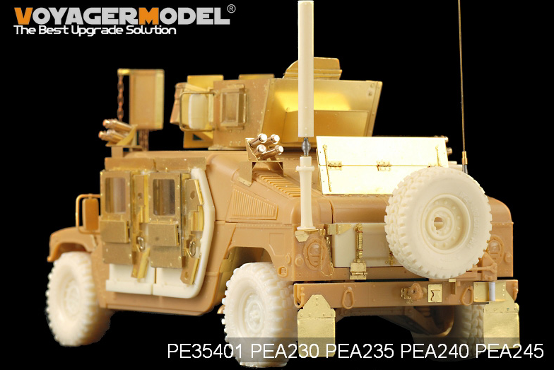 Voyager Model PEA245 Modern HUMVEE/DUMVEE family Super Swaper wheels w/spare wheel (GP) 1/35 – immagine 5