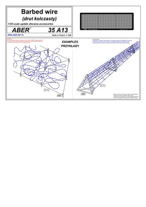 Aber 35A013 Drut kolczasty 1/35 – imagen 4