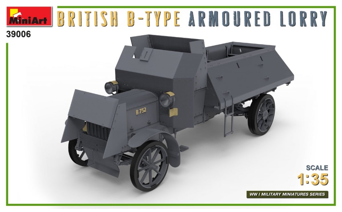 Miniart 39006 BRITISH B-TYPE ARMORED LORRY 1/35 – image 3
