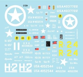 Star Decals 35-C1234 US Self Propelled Howitzers 1/35 – immagine 3