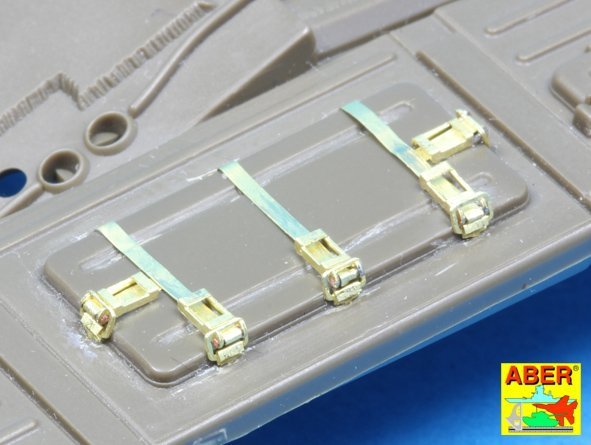 Aber 35A122 Clasps for Russian modern Tanks like T-64;T-72;T-80;T-90 1/35 – immagine 6