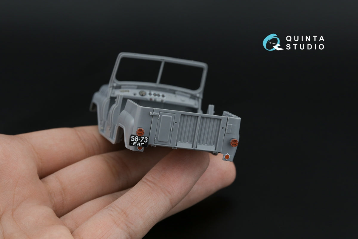 Quinta Studio QD43003 UAZ-469 3D-Printed &amp;amp; coloured Interior on decal paper (Zvezda) 1/43 – immagine 6