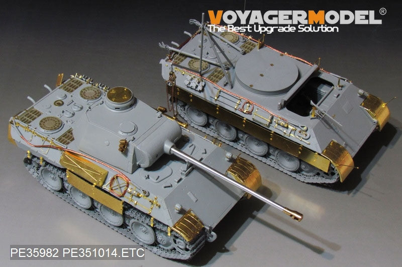 Voyager Model PE35982 WWII German Panther D Tank Early version Basic For TAKOM 2103 1/35 – immagine 11