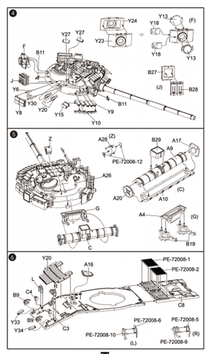 Modelcollect UA72193 Soviet T-80 Main Battle Tank 1970S-1990S N in1 1/72 – immagine 10