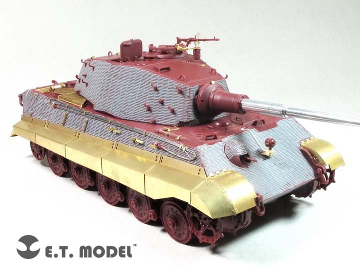 E.T. Model E35-259 WWII German KING TIGER（Henschel Turret）Basic (For MENG Kit) 1/35 – zdjęcie 4