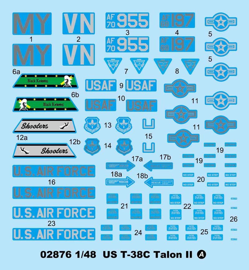 Trumpeter 02876 US T-38C Talon II 1/48 – Bild 4