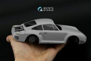 Quinta Studio QD24003 Porsche 959 3D-Printed &amp;amp; coloured Interior on decal paper (Tamiya) 1/24 – immagine 12