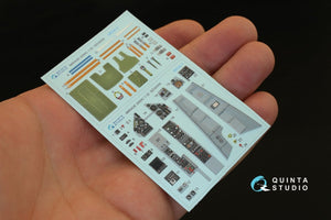 Quinta Studio QD32009 Mirage 2000C 3D-Printed &amp;amp; coloured Interior on decal paper (for Kitty Hawk kit) 1/32 – Bild 2
