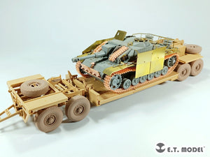 ET Model P35-123 Transporteur de chars allemand Sd.Ah.116 de la Seconde Guerre mondiale, roues affaissées, pour maquette TAMIYA au 1/35 – image 5