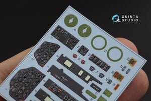Quinta Studio QD32102 T-6G 3D-Printed coloured Interior on decal paper (Kitty Hawk) 1/32 – immagine 5