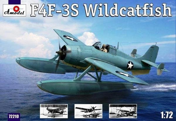 A-Model 72210 Grumman F4F-3S 'Wildcatfish' Floatplane Version of F4F-3 "Wildcat" 1/72