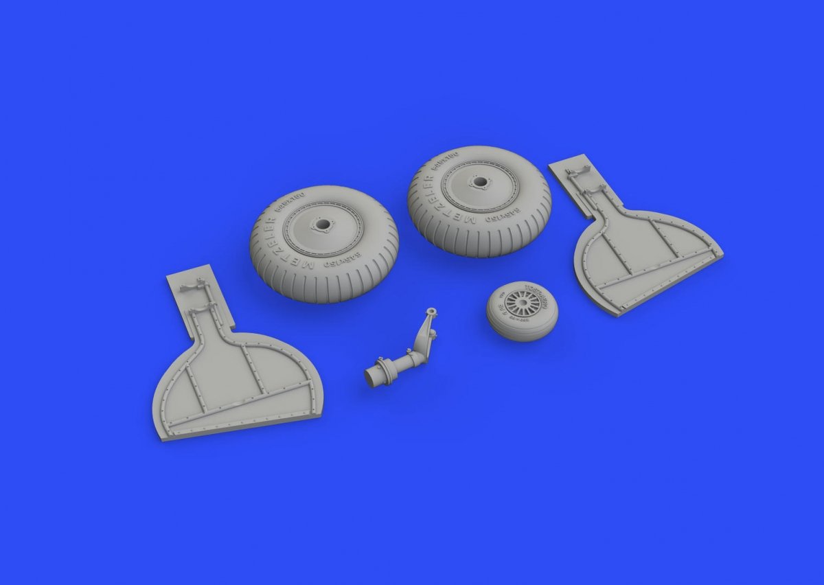 Eduard 632150 Bf 108 wheels 1/32 EDUARD – image 3