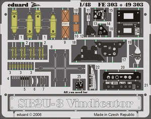 Eduard 49303 SB2U-3 1/48 ACCURATE MINIATURES