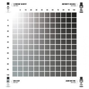 AK Interactive AK1565 DUAL EXO SET 21 – 21A SILVER &amp;amp; 21B GUN METAL – image 4