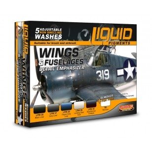 Coffret de pigments liquides Lifecolor LP06 Ailes et fuselages 6 x 22 ml