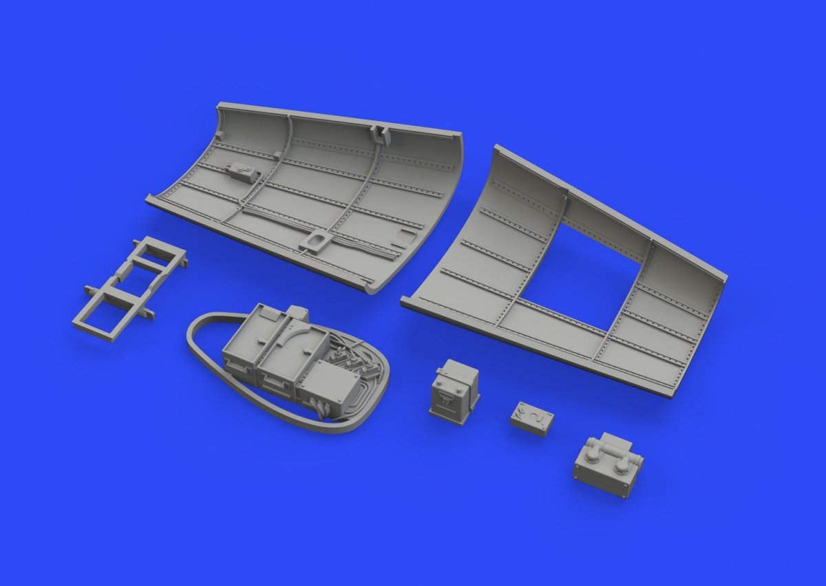 Eduard 648365 Bf 109F radio compartment EDUARD 1/48 – immagine 3