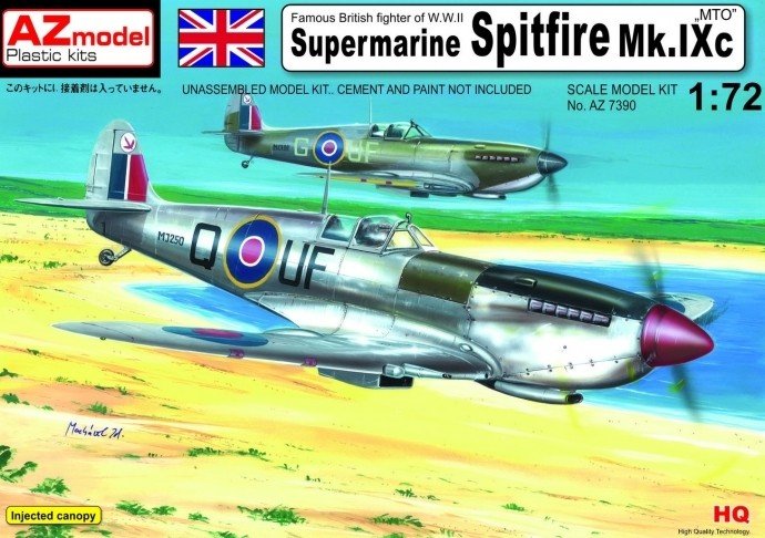 AZ Model AZ7390 Supermarine Spitfire Mk.IXc ,,MTO'' 1/72