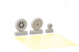 Eduard 632186 Bf 109G-2 wheels REVELL 1/32 – Bild 3