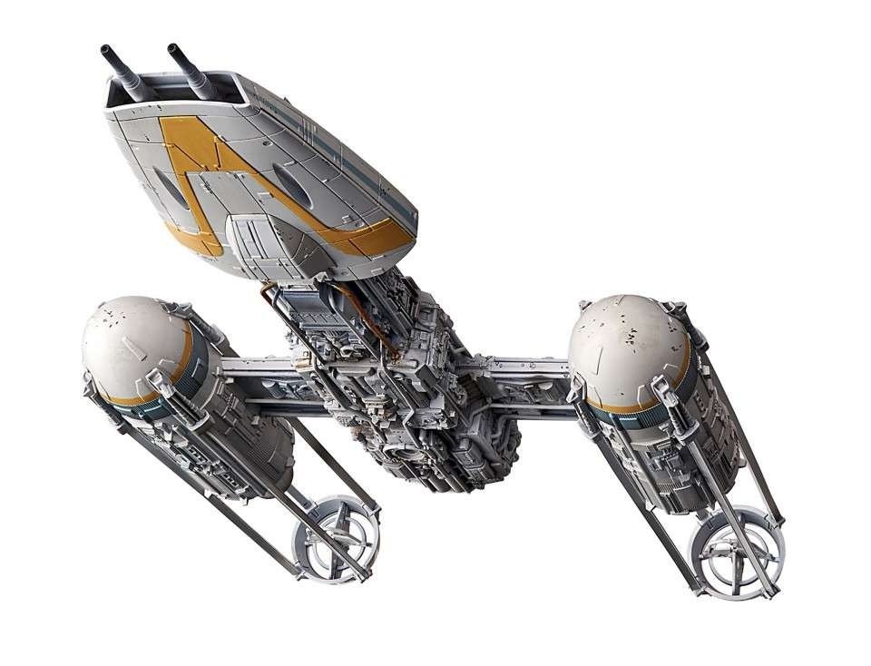 Revell 01209 Star War Y-Wing Starfighter - Bandai 1/72 – immagine 3