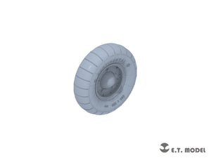 E.T. Model P35-139 WWII German Kübelwagen Type82 Sagged wheels Balloon tyre For TAMIYA Kit 1/35 – immagine 5