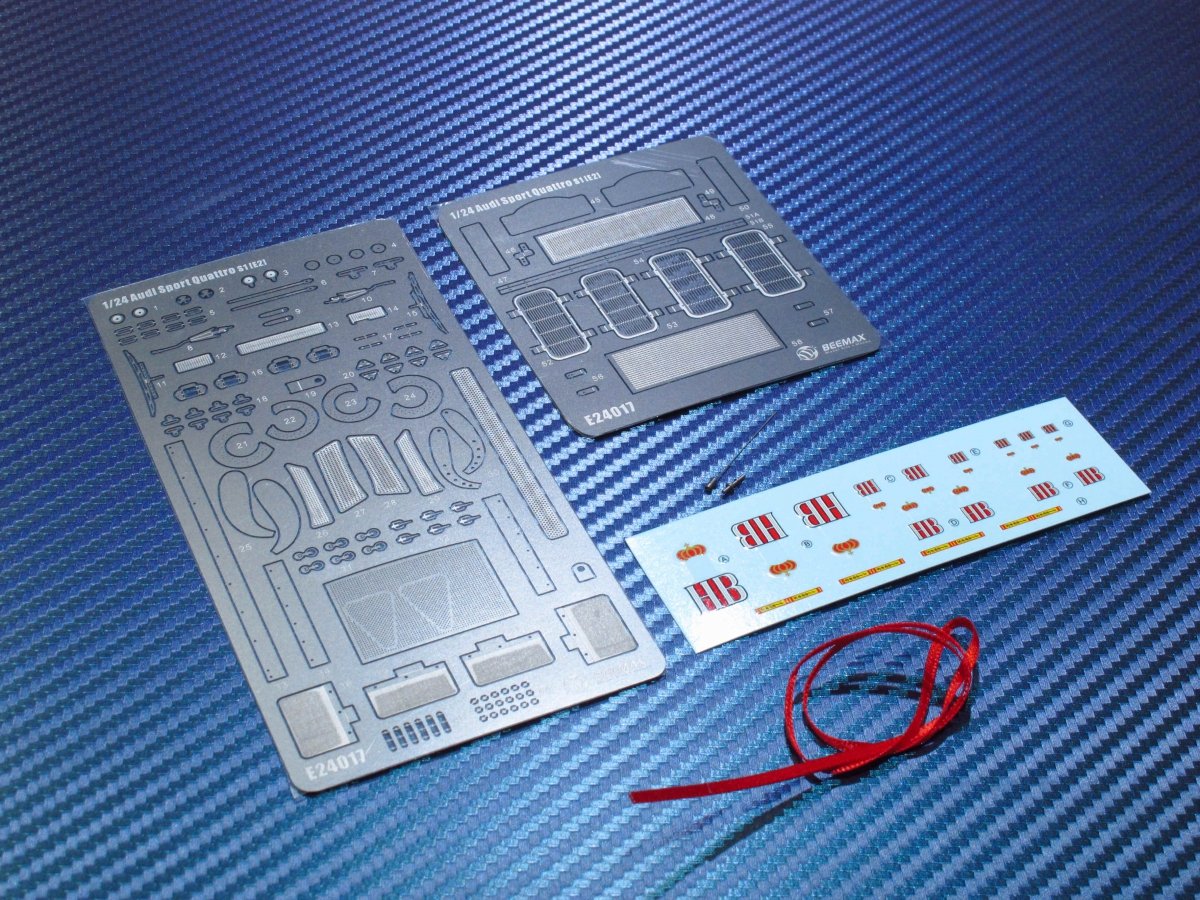 Beemax E24017 Audi Sport Quattro S1 [E2] Detail up set 1/24 – imagen 2
