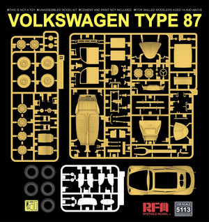Rye Field Model 5113 Volkswagen Type 87 w/full interior 1/35 – Bild 4
