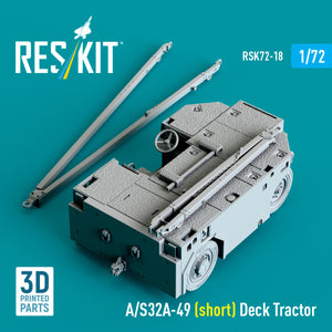 RESKIT RSK72-0018 A/S32A-49 (short) Deck Tractor (3D Printed model kit) 1/72 – Bild 2