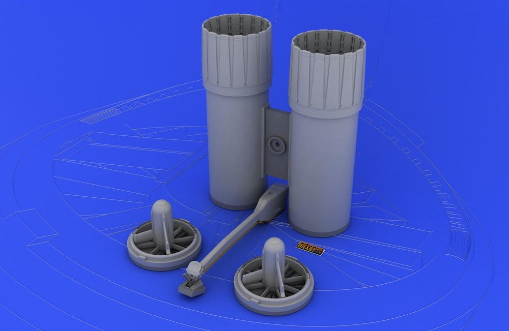 Eduard 632010 F-4 exhaust nozzles USAF late 1/32 Tamiya – Bild 2