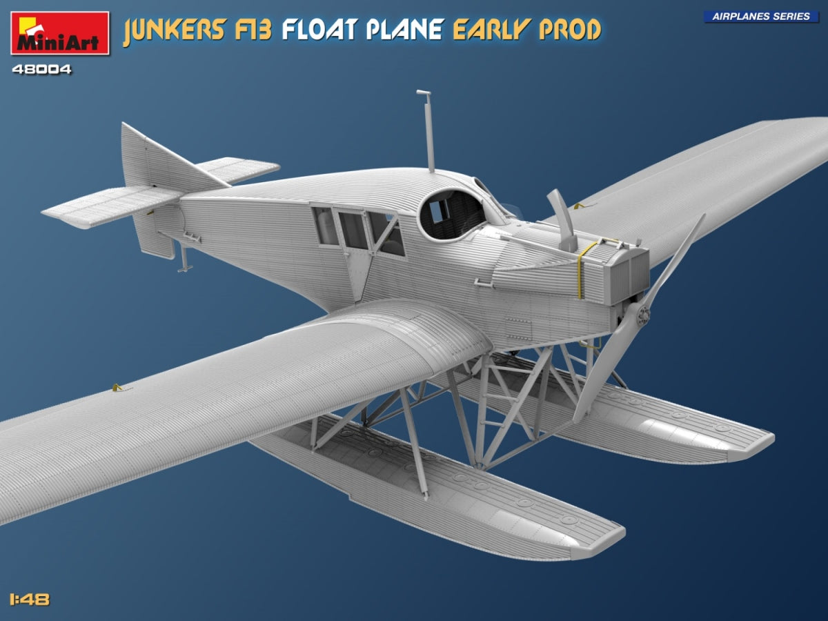 MiniArt 48004 Junkers F13 Float Plane. Early Prod 1/48 – zdjęcie 3