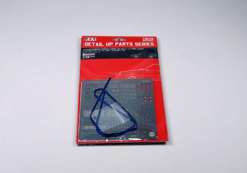 NuNu PN24018 MITSUBISHI LANCER TURBO 82 RALY 1000 LAKES 1/24 – zdjęcie 12