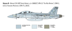 Italeri 2823 F/A-18F U.S. Navy Special Colors 1/48 – imagen 8