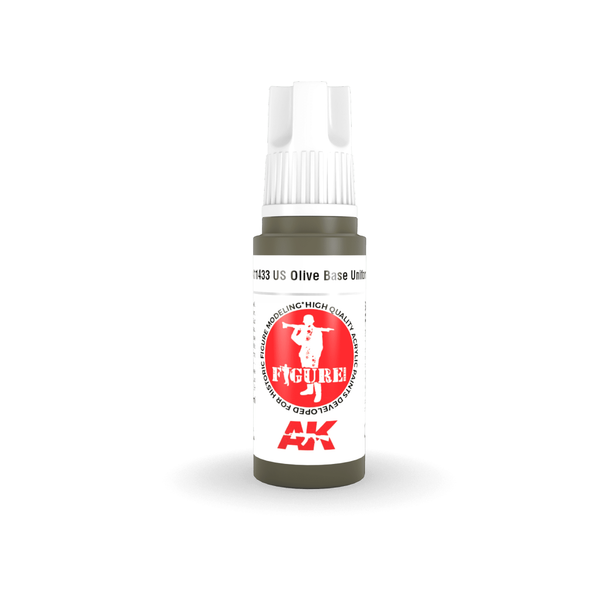 AK Interactive AK11433 US Olive Base Uniform 17ml – image 2