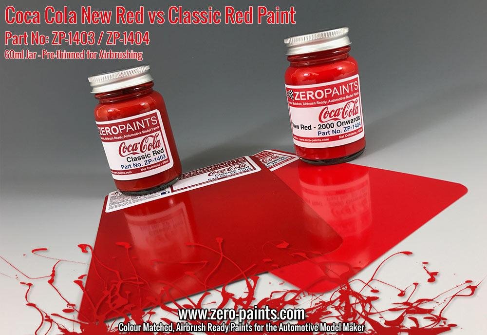 Zero Paints ZP-1403 Coca Cola Classic Red Paint 60ml – immagine 2