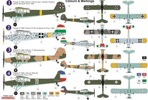 Modèle AZ AZ7648 Fieseler Fi 156C-1/3 « Storch » Danube Utilisateurs 1/72 – image 2