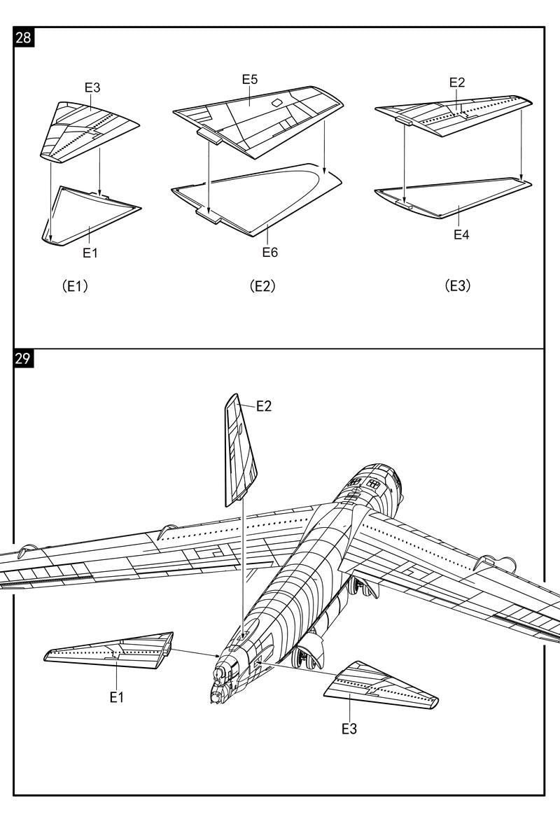 Modelcollect UA72210 B-52G Early Type 1967-1972 in Linebacker II Vietnam war 1/72 – immagine 7