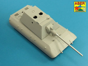 Canon Aber 35L-262 de 128 mm pour char allemand E-100 avec tourelle Krupp, échelle 1/35 – image 7