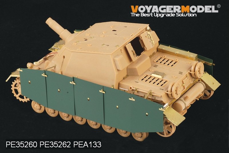 Voyager Model PE35260 WWII German Sturmpanzer IV Brummbar Early Version (For Tristar, Hobby Boss) 1/35 – immagine 2
