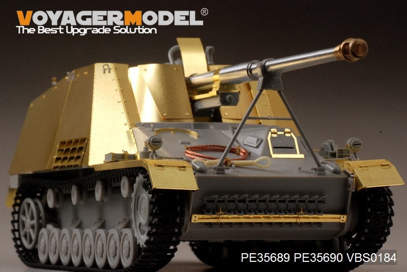 Voyager modèle PE35689 seconde guerre mondiale allemand Sd.Kfz.164 Nashorn pour DRAGON 6387/6165/6166/6314 1/35 – image 2