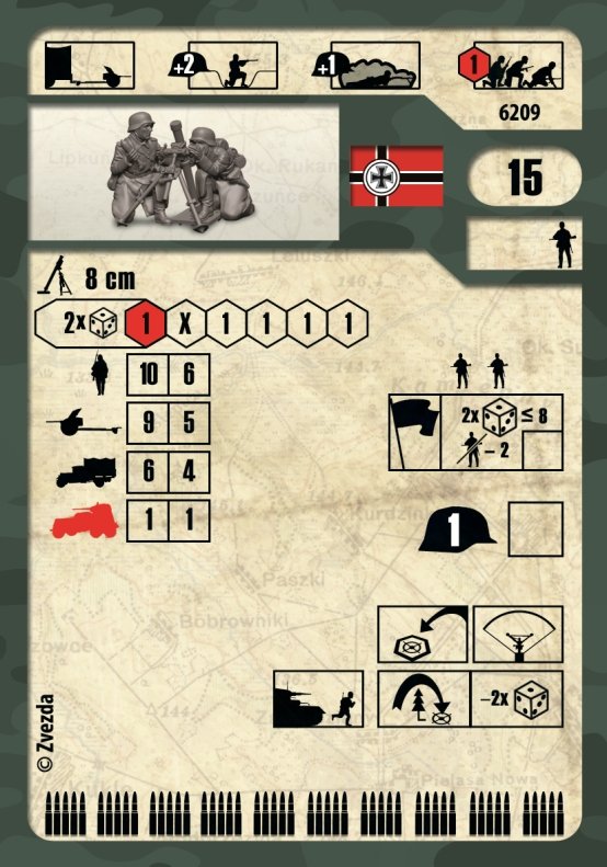 Zvezda 6209 German 81-mm mortar with crew 1941-1945 (winter uniform) 1/72 – Bild 3