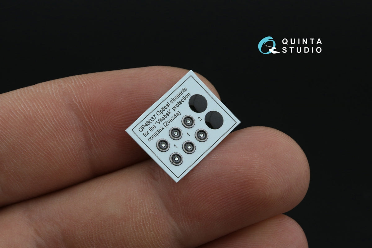 Quinta Studio QP48037 Ka-52 Optical elements for the Vitebsk protection complex (Zvezda) 1/48 – Bild 3
