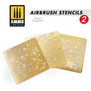 Ammo of Mig 8049 Airbrush Stencil 2 maski do malowania – immagine 2