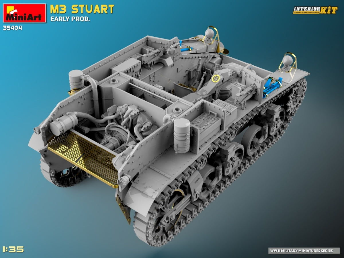 MiniArt 35404 M3 STUART EARLY PROD. INTERIOR KIT 1/35 – Bild 11