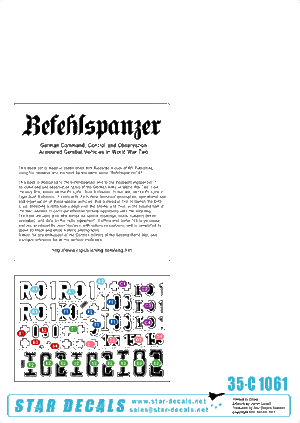 Star Decals 35-C1061 Befehlspanzer # 5 1/35 – Bild 2
