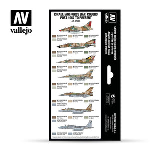 Vallejo 71203 Air War Color Series - Israeli Air Force (IAF) Colors Post 1967 to Present set – Bild 2