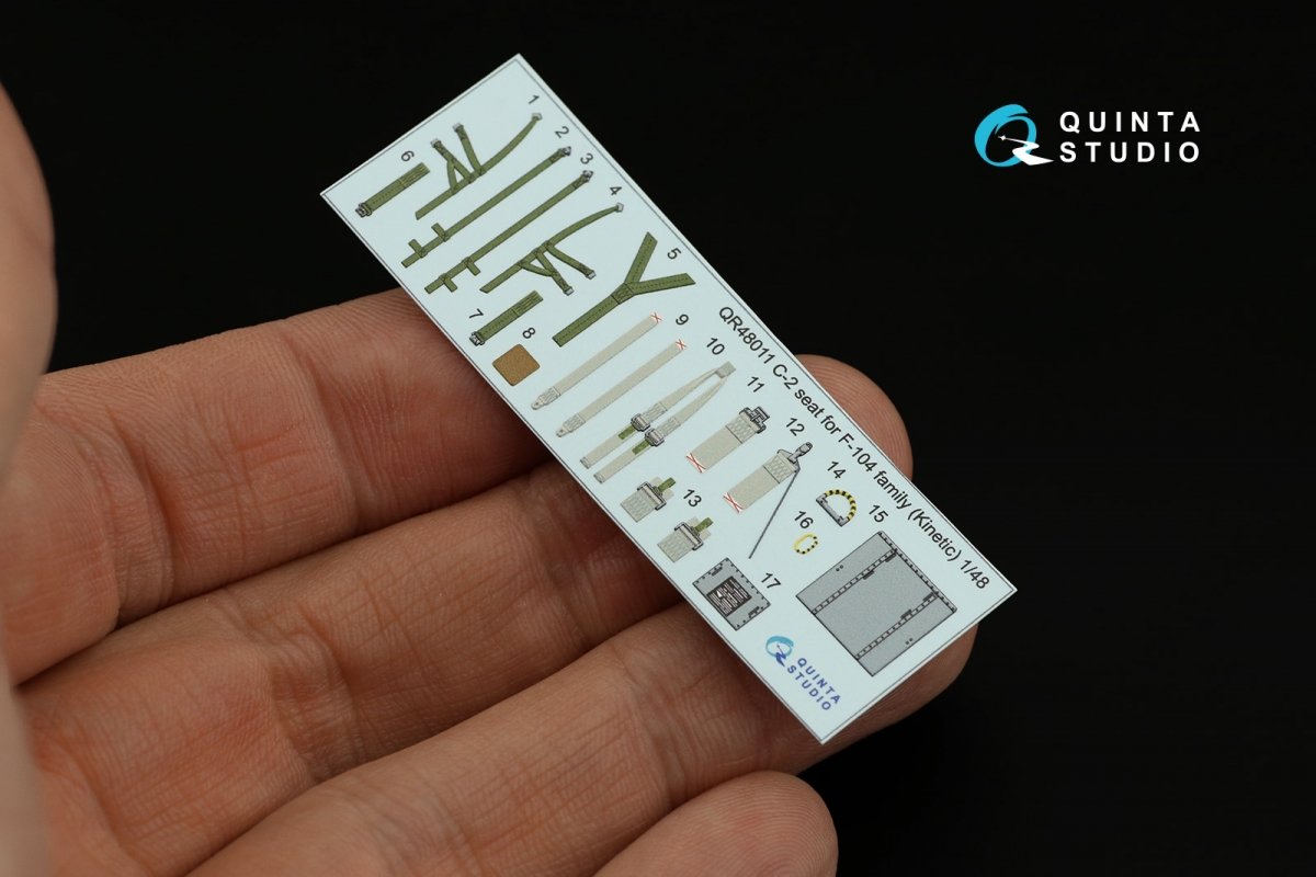 Siège Quinta Studio QR48011 C-2 pour la famille F-104 (Kinetic) 1/48 – image 10