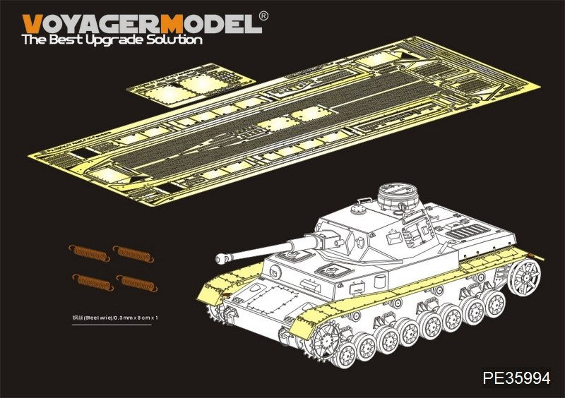 Voyager Model PE35994 WWII German Pz.Kpfw.IV Ausf.FH Fenders For Border 35001 1/35