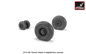 Armory Models AW72332 F-14D Tomcat late type wheels w/ weighted tires 1/72 – immagine 3