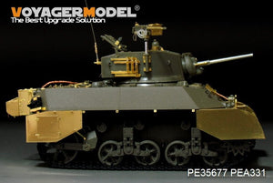 Voyager Model PEA331 WWII US M3A3 Stuart Fenders/Side skirts (FOR AFV CLUB KIT) 1/35 – immagine 2