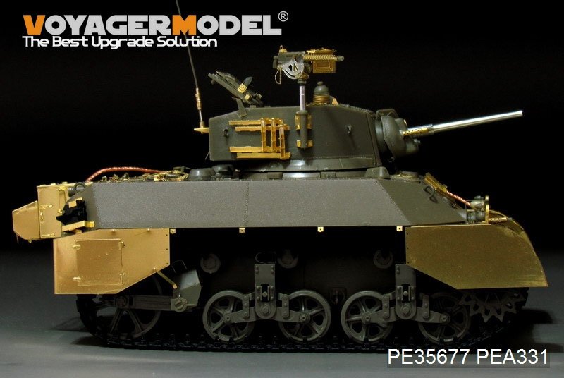 Voyager Model PEA331 WWII US M3A3 Stuart Fenders/Side skirts (FOR AFV CLUB KIT) 1/35 – immagine 2